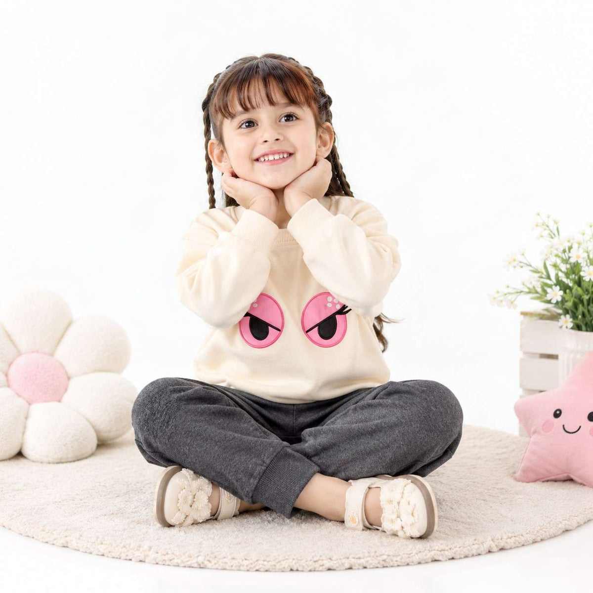 Pink Bow Winter Tracksuit
