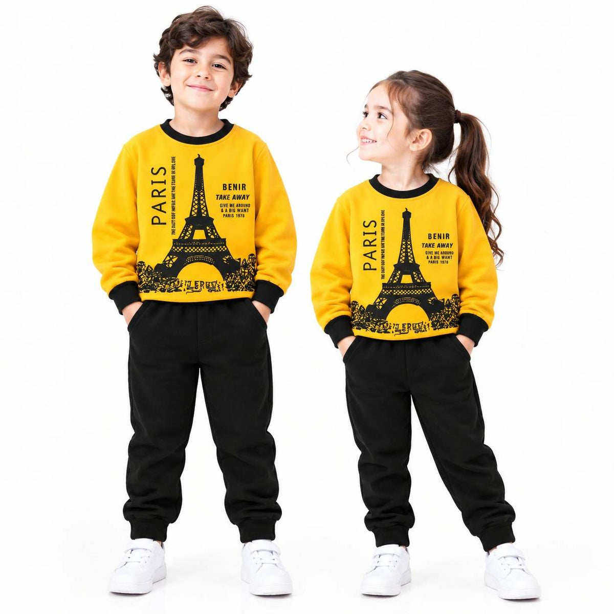 Yellow Paris Winter Tracksuit