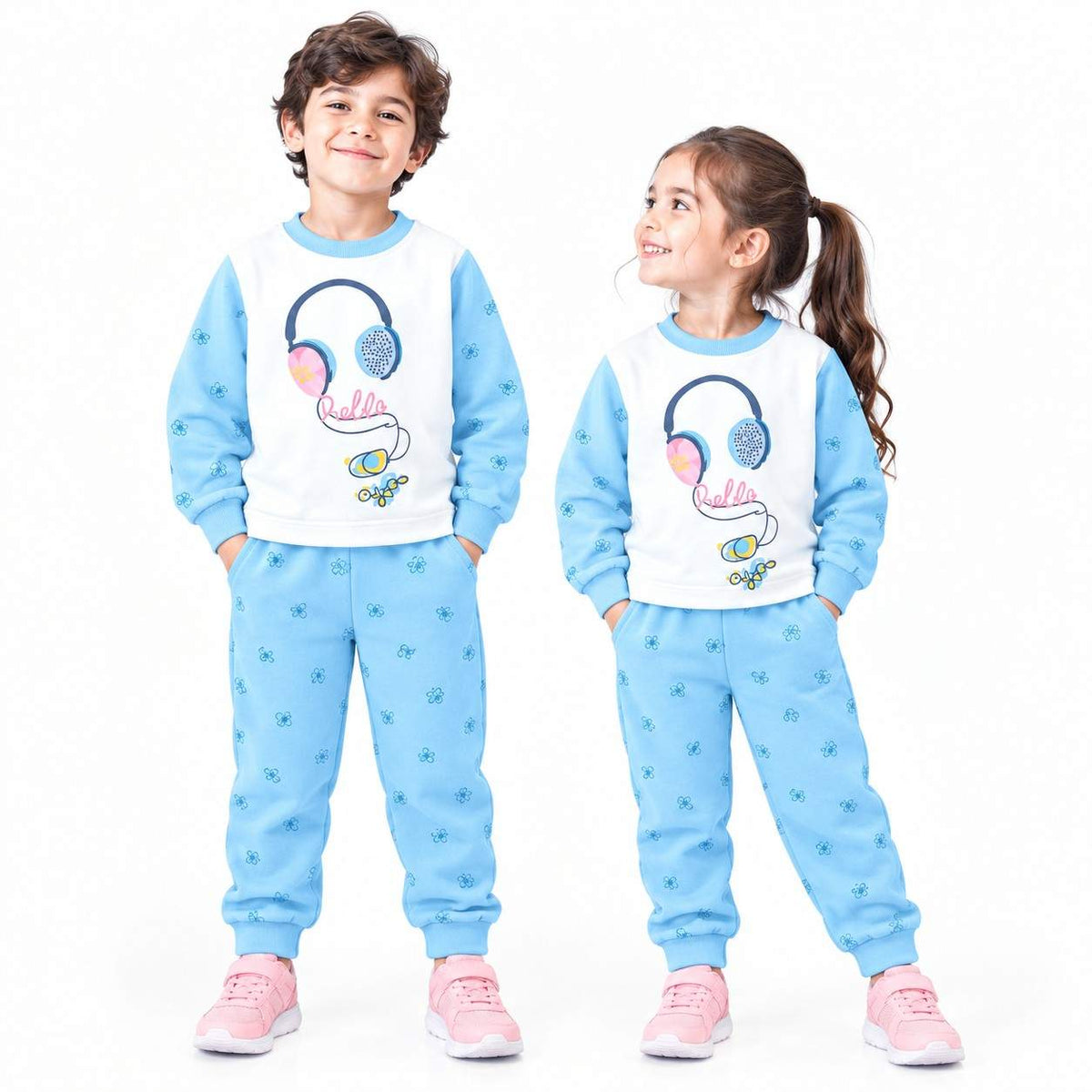 Happy Headphone Winter Tracksuit