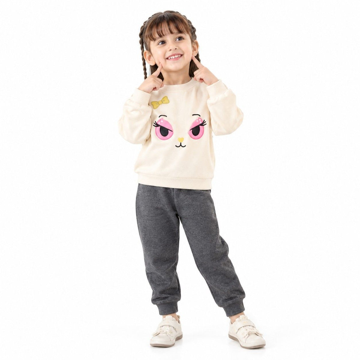 Pink Bow Winter Tracksuit