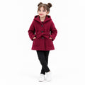 Baby/boy Cozy Hooded Fleece Coat - MAROON